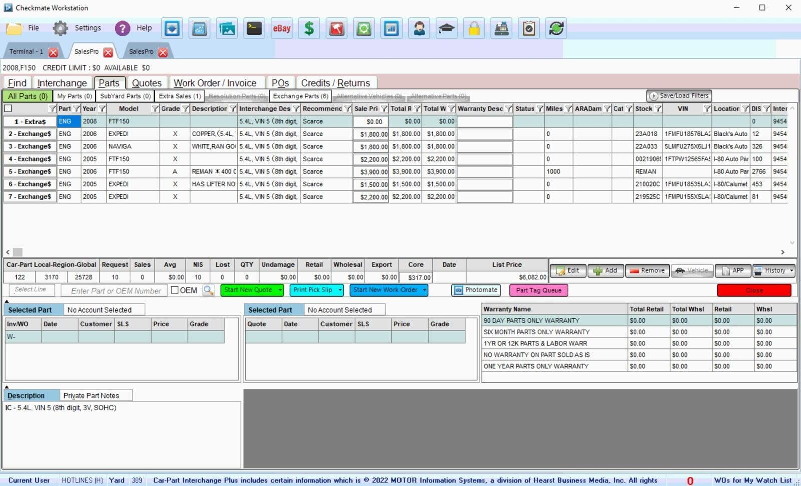 Checkmate inventory management system